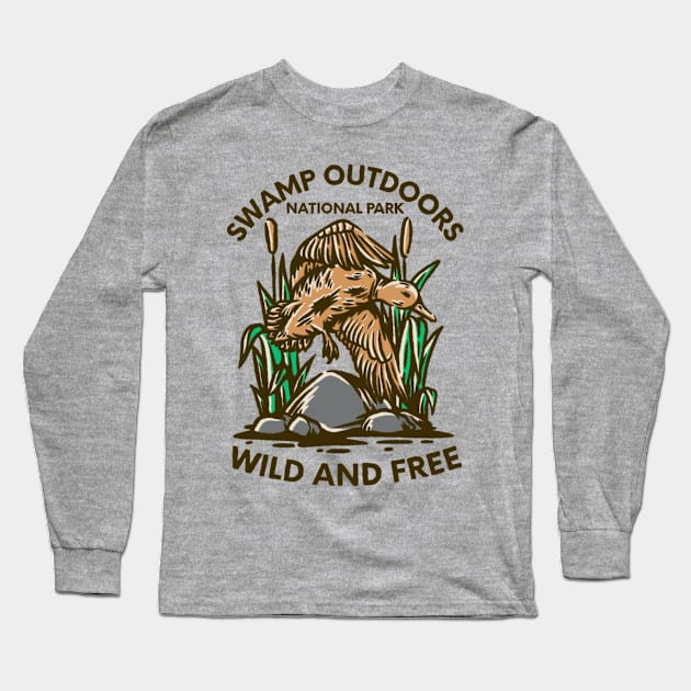 National park Long Sleeve T-Shirt by Theodhian